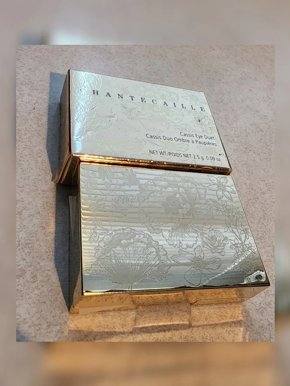 Chantecaille Gilded Garden Eye Duet in the shade Cassis NWT